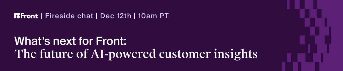 Join us to learn what's next for Front + Idiomatic